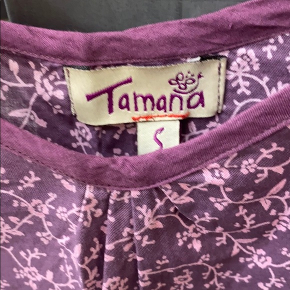 Tamana Cotton Floral Dress Sz S - Picture 2 of 8